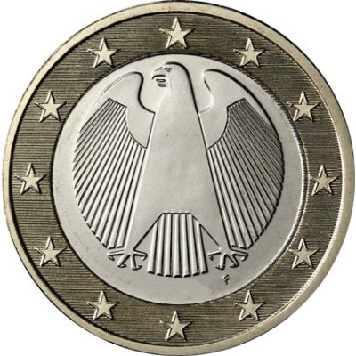 Deutschland 1 Euro- 2017  Kursmünze Adler 