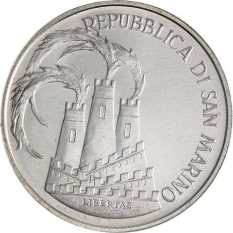San Marino-1500Lire-1984-AGstgl-Olimpiade-Etui