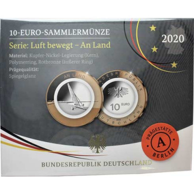 Deutschland 10 Euro 2020 PP An Land - Strandsegler Mzz. A 