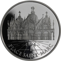 Frankreich-100 Francs 15 Ecus-1994-AGpp-Basilica San Marco-RS