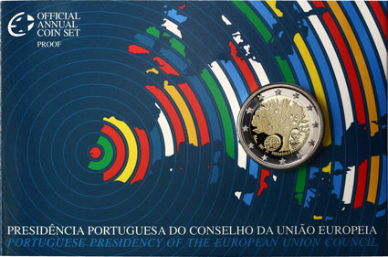 Sammlermünze 2 Euro Portugal 2 Euro 2007 PP EU-Ratspräsidentschaft