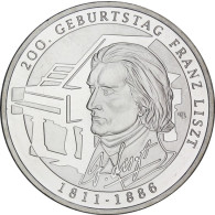 BRD 10 Euro Silber 2011 Gedenkmünze Franz Liszt