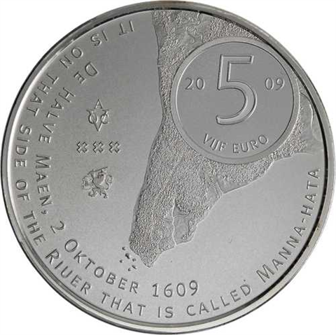 Niederlande-5 Euro-2009-AGpp-Manhatten-Folder
