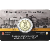 Belgien-2Euro-2017-CoinCard-Universität-Lüttich-RS