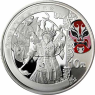 China-10-Yuan-2008-PP-Olympiade-Peking---Maske-der-Peking-Oper-I