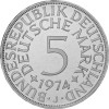 Deutschland 5 DM 1974 Silberadler Mzz. J