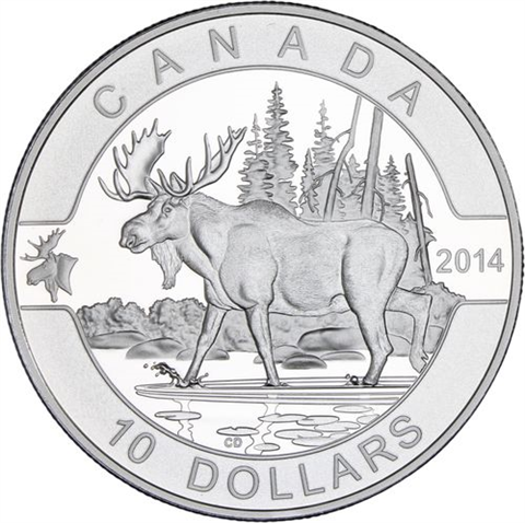 Kanada-10x10Dollar-2014-AG-Etui