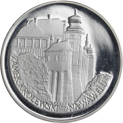 Polen-100 Zlotych-1977-AGpp-Königsschloss Krakau-RS