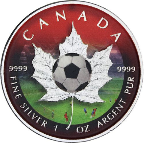 Kanada-4x5Dollar-2016-AGstgl-Sportball Edition-Farbe-Etui