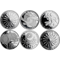 Deutschland-6x10DM-1972-AgPP-OlyMünchen-RS