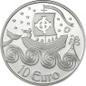 Irland 10 Euro Silber 2011 - St. Brendan- der Reisende