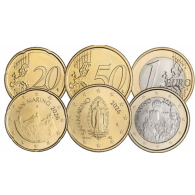 San-Marino-1,70-Euro-2026-Kleinmuenzsatz-20-Cent-50-Cent-und-1-Euro-rsvs