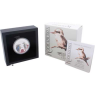 Australien-1 Dollar-2023-AGstgl-Farbe-Kookaburra-Etui