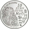 Frankreich 10 Euro 2013 PP Jahr der Schlange-II