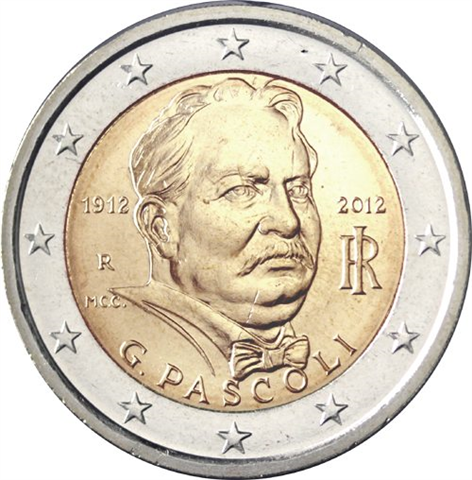 Italien 2 Euro 2012 Pascoli