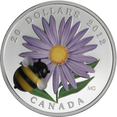 Kanada-20 Dollar-2012-AGpp-Bumble Bee Biene-RS