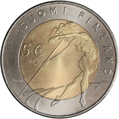 Finnland-5 Euro-2005-Stgl-Leichtathletik WM-VS