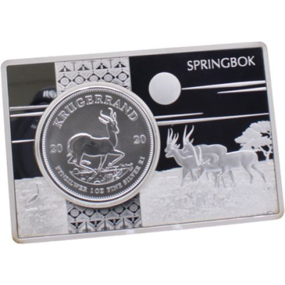 Südafrika-1 Rand-3 oz barren-2020-AGstgl-Krügerrand Barren-RS