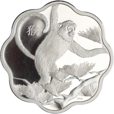 Kanada-15 Dollar-2016-AGpp-Affe-RS