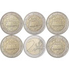 Deutschland 2 Euro 2007 bfr. Römische Verträge im Satz A - J