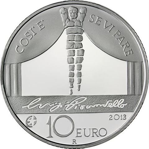Italien 10 Euro 2013 PP Luigi Pirandello Etui Shop
