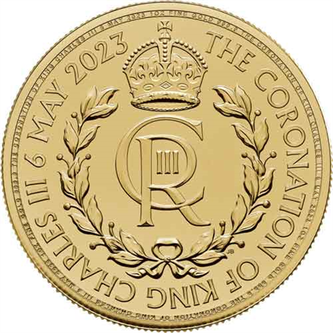 Großbritannien-100Pfund-2023-1-Unze-Gold-Krönung-Charles-RS