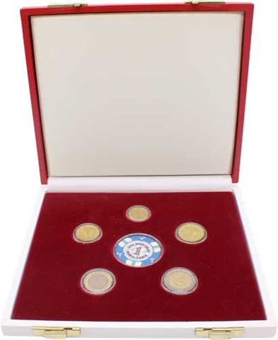 Monaco-3,80 Euro-2003-bfr-Kursmünzen-Etui