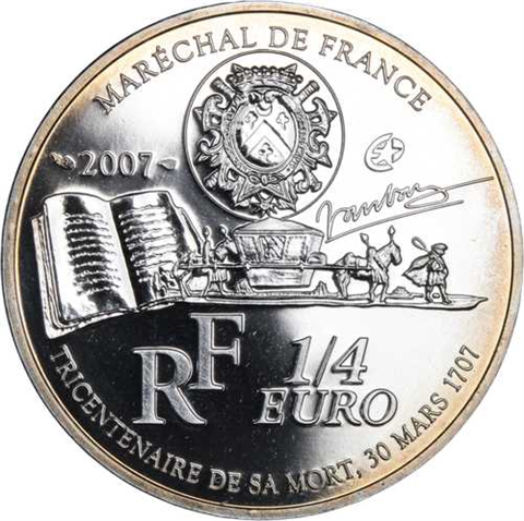 Frankreich-0,25Euro-2007-AGpp-Vauban-RS