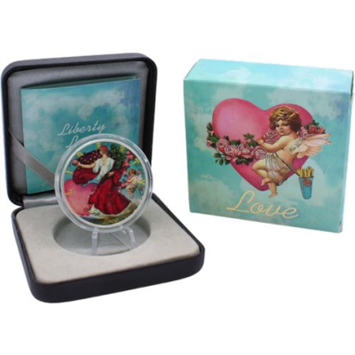 USA-1 Dollar-2016-AGstgl-Liberty Love-Farbe-Etui
