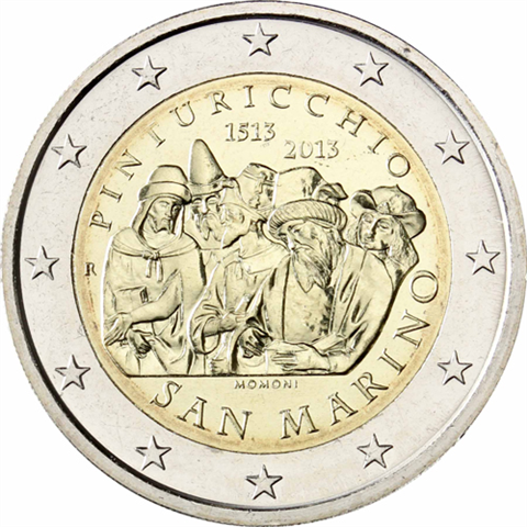 SanMarino-2Euro-2013-Pinturicchio-Folder