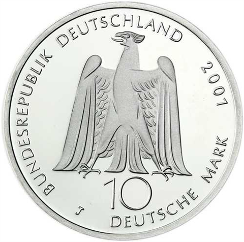 Deutschland 10 DM Silber 2001 Stgl. Albert Gustav Lortzing I