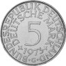BRD 5 DM Silber Heiermann Silberadler Deutsche Mark J.387 1973 