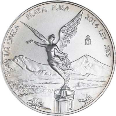 Mexiko-0,5 Onza-2014-AGstgl-Libertad Siegesgöttin-RS