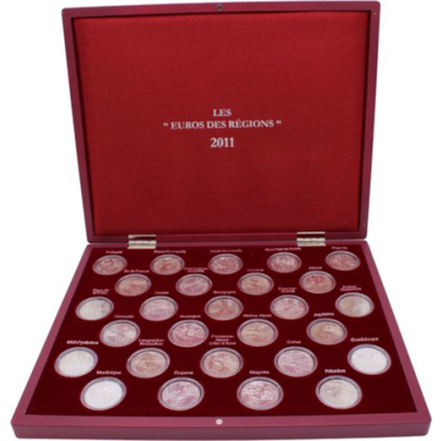 Frankreich-27x10 Euro-2011-AGstgl-RegionenderFranzRepublik-EtuiI