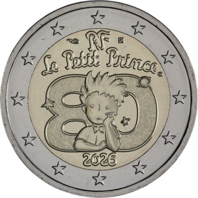 Frankreich-2 Euro-2026-Stgl-Kleiner Prinz-RS