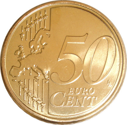 Slowakei 50 Cent 2014 bfr. Burg von Bratislava 