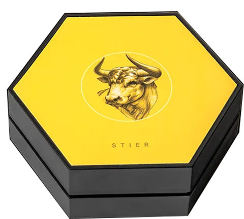 MünzeÖsterreich-Einzeletui-Sternbild-Stier-geschlossen