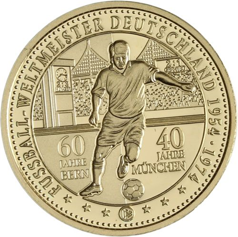 Set I+II Silber-Gold-Gedenkprägungen-der-Nationalmanschaft-2014