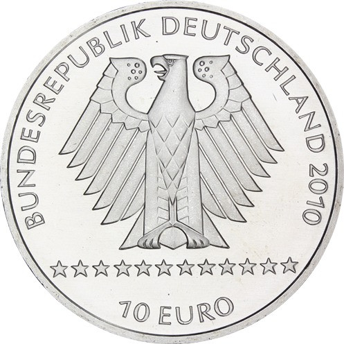 Deutschland 10 Euro Silber 2010 FIS Alpine Ski WM 2011