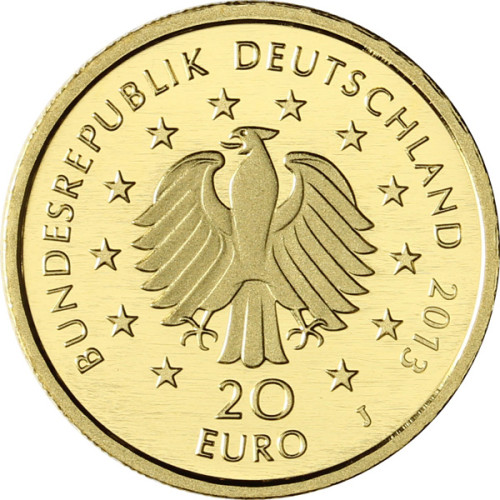 Deutschland 20 Euro Gold 2013 Kiefer - Münzzeichen J