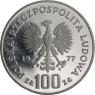 Polen-100 Zlotych-1977-AGpp-Wisent-VS