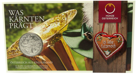 Österreich-10-Euro-2012-Silber-Hgh-Kärnten-Folder