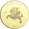 Litauen 5 Euro 2015 - 25 Jahre Unabh+ñngigkeit - Proof Like - ohne Schatten 2