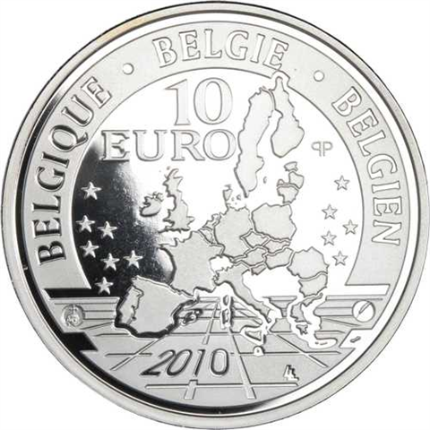 Belgien-10Euro-2010-AGpp-MuseumZentralafrika-RS