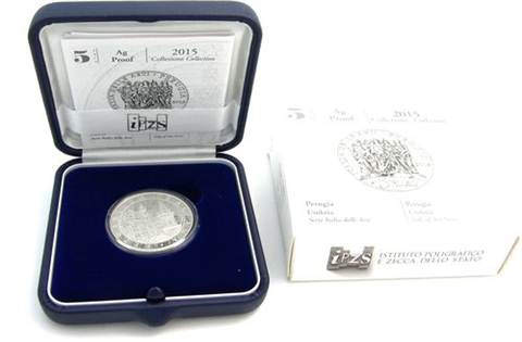 Italien 5 Euro 2015 PP Perugia III