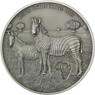 3 Oz Silbermünzen Zebra Kongo 