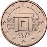 Malta 5 Cent 2011 bfr. Tempelanlage von Mnajdra