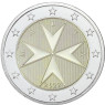 Malta 2 Euro 2022 Wappen des Malteserordens