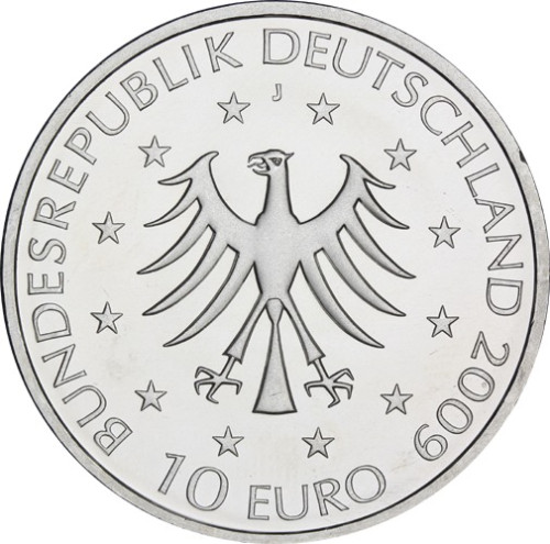 Silbermünze 10 Euro 2009 Gräfin Dönhoff