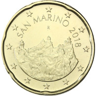 Kursmünzen San Marino 20 Cent 2018 The Tree Towers - 3 Festungstürme 